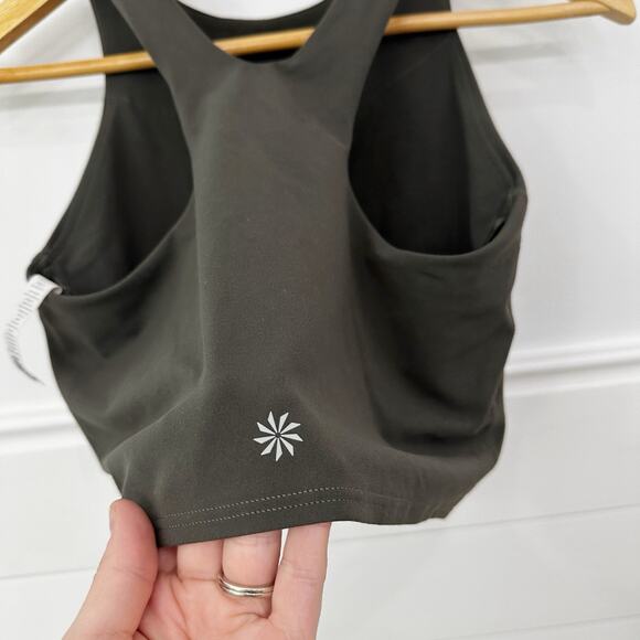 Women’s Athleta Conscious Crop Bra Top Burgundy Gray Lot Of Two Small S - Picture 3 of 11